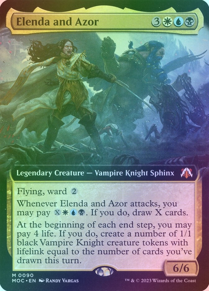 Elenda and Azor (MOC) (90) / Extended Art / Foil