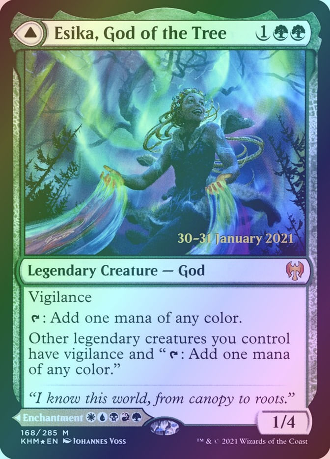 Esika, God of the Tree // The Prismatic Bridge (PKHM) (168s) / Foil — cara 1 de 2