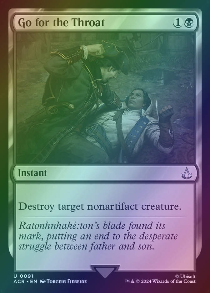 Go for the Throat (ACR) (91) / Foil