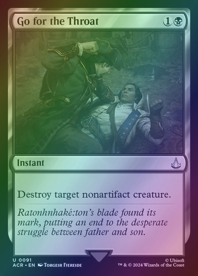 Go for the Throat (ACR) (91) / Foil