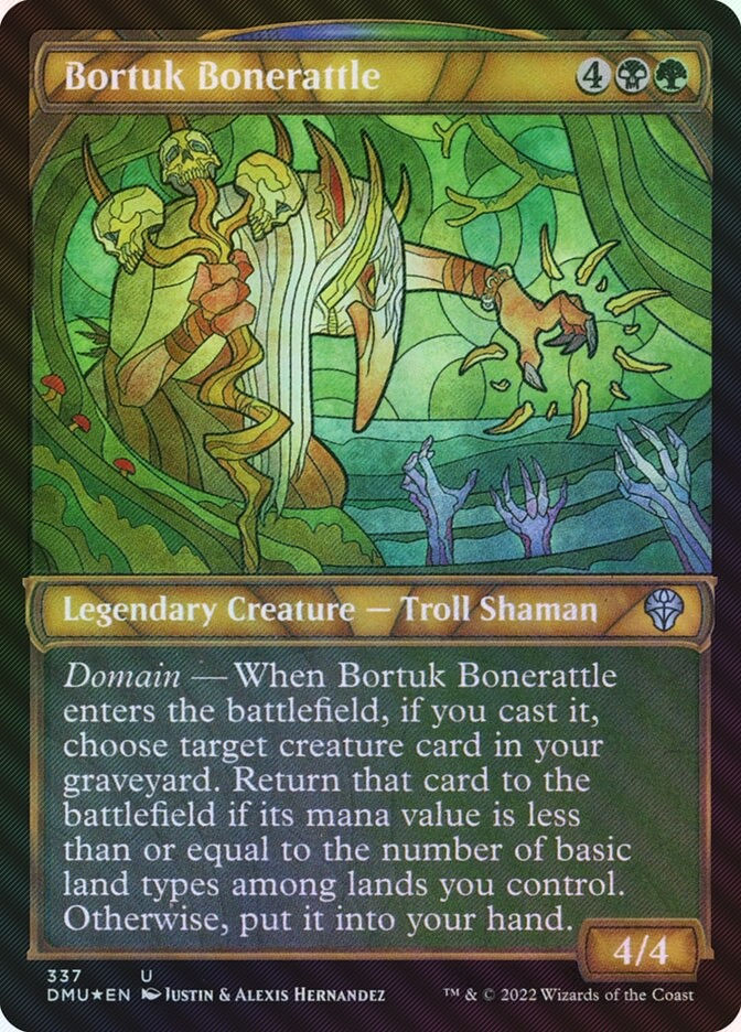 Bortuk Bonerattle (DMU) (337) / Showcase / Textured Foil