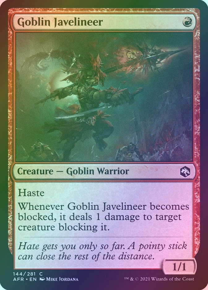 Goblin Javelineer (AFR) (144) / Foil