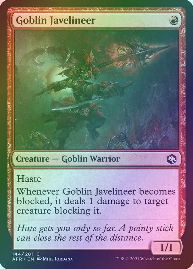 Goblin Javelineer (AFR) (144) / Foil