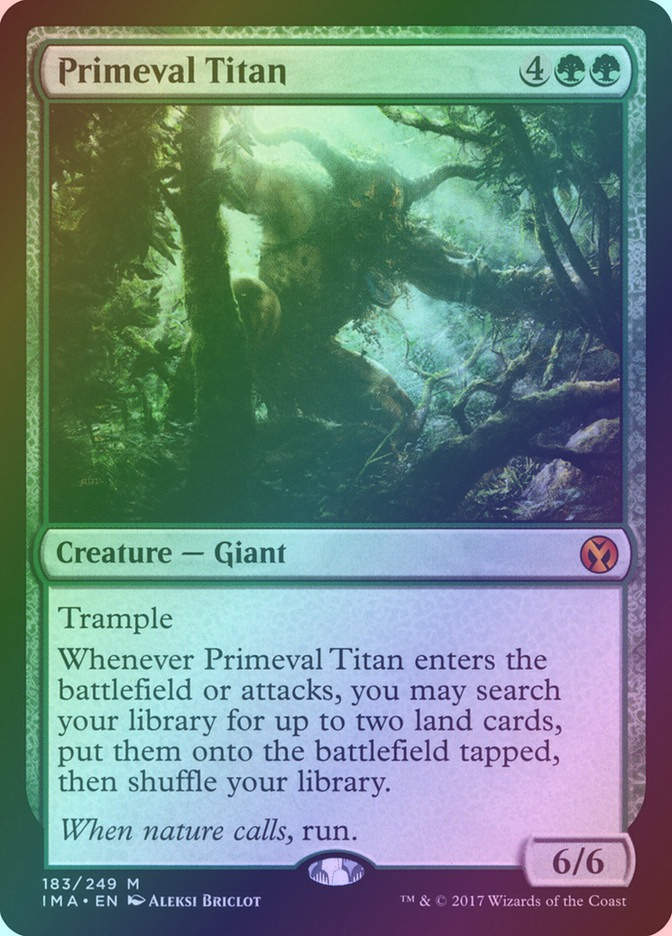 Primeval Titan (IMA) (183) / Foil