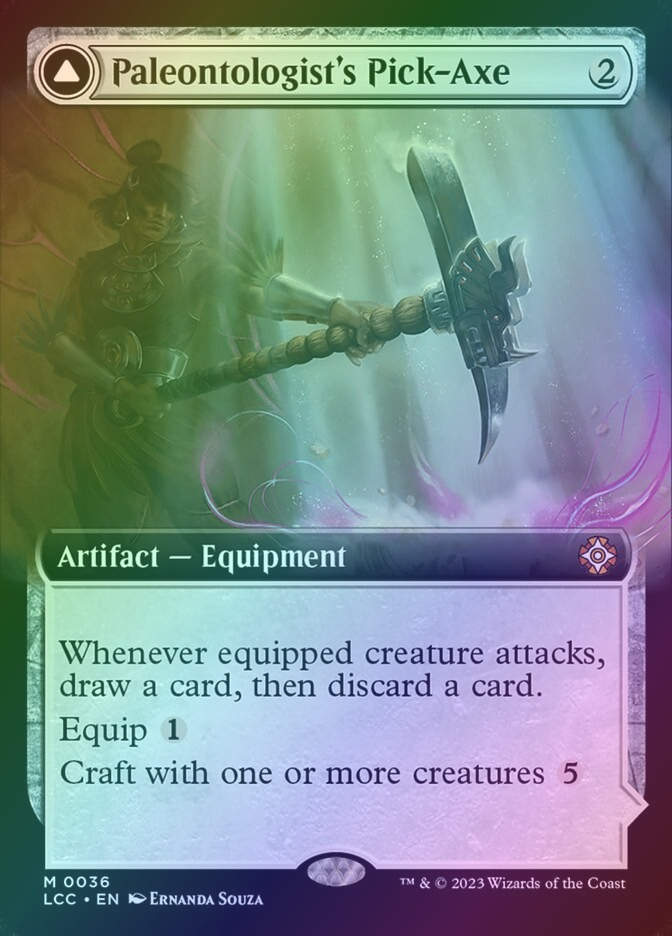 Paleontologist's Pick-Axe // Dinosaur Headdress (LCC) (36) / Extended Art / Foil