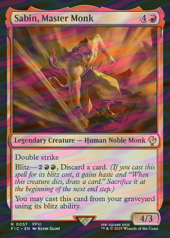 Sabin, Master Monk (FIC) (57) / Surge Foil