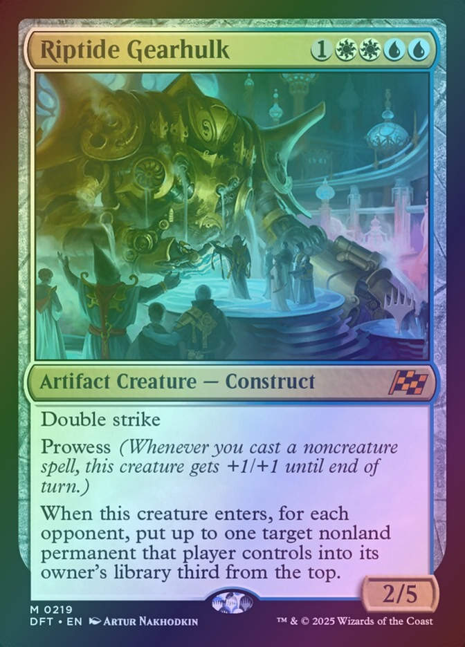 Riptide Gearhulk (PDFT) (219p) / Foil