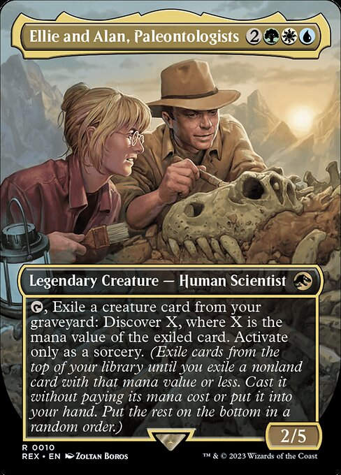 Ellie and Alan, Paleontologists (rex)