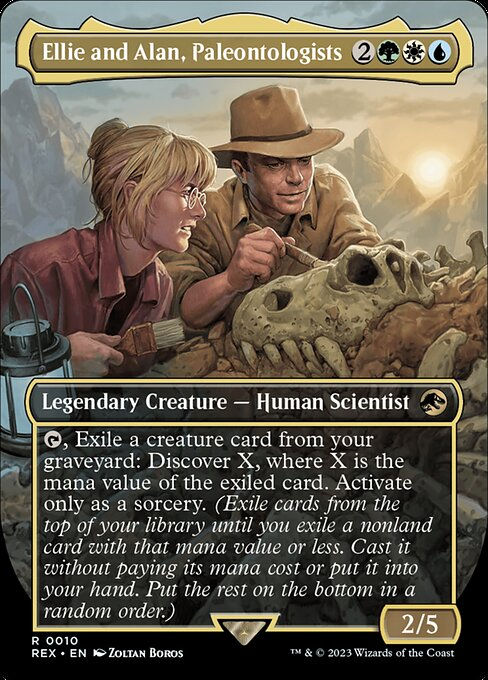 Ellie and Alan, Paleontologists (rex)