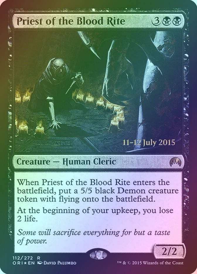 Priest of the Blood Rite (PORI) (112s) / Foil
