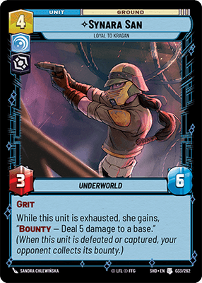 Synara San - Loyal to Kragan (SHD_#033/262) / Foil