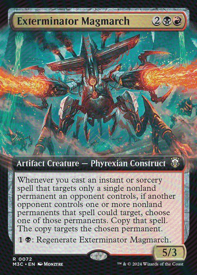 Exterminator Magmarch (M3C) (72) / Extended Art / Ripple Foil