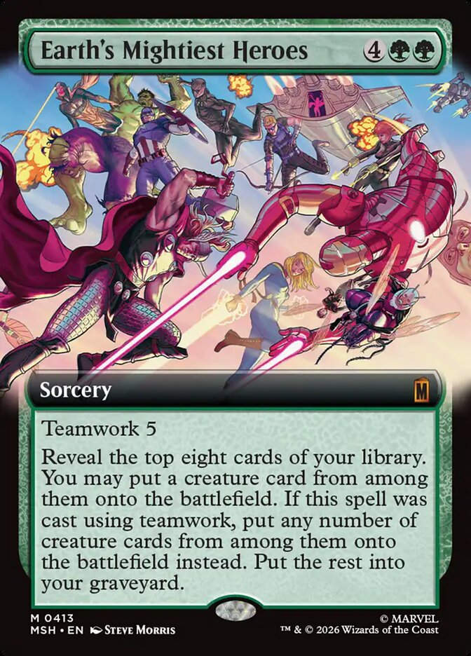 Earth's Mightiest Heroes (MSH) (413) / Extended Art