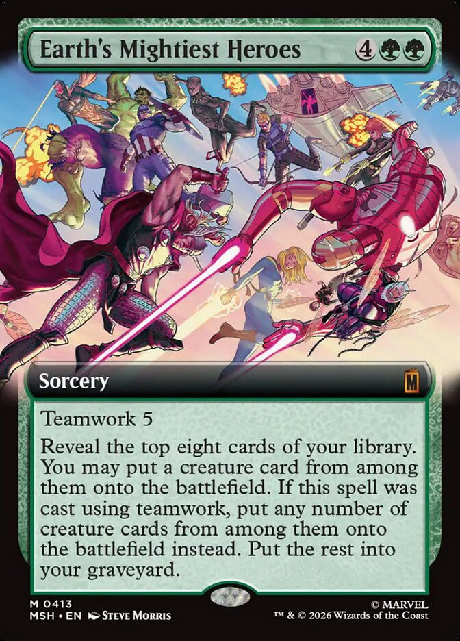 Earth's Mightiest Heroes (MSH) (413) / Extended Art