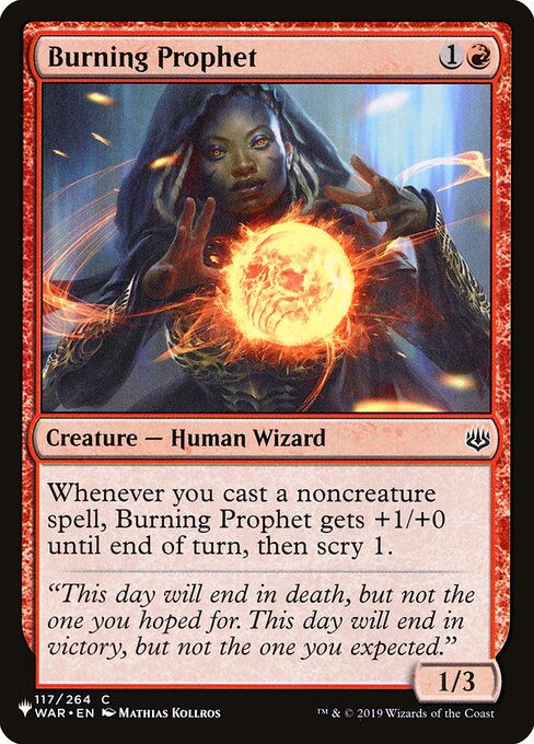 Burning Prophet (PLST) (WAR-117)