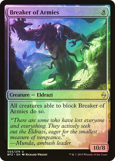 Breaker of Armies (BFZ) (3) / Foil