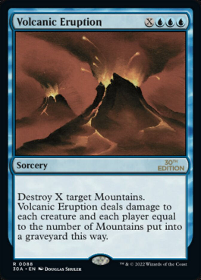 Volcanic Eruption (30a)