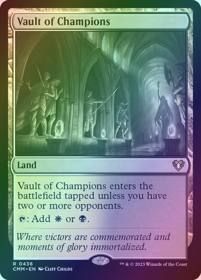 Vault of Champions (CMM) (436) / Foil