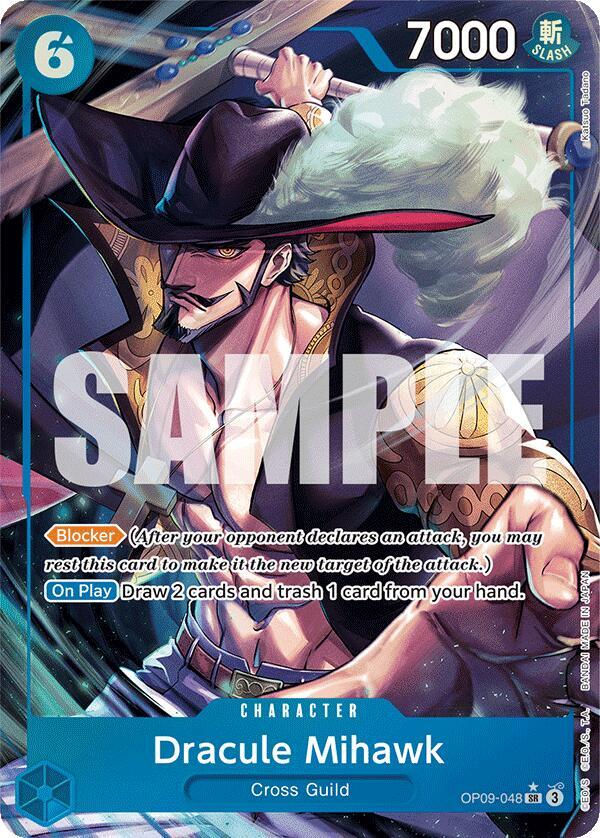Dracule Mihawk (Parallel) (OP09-048) / Foil