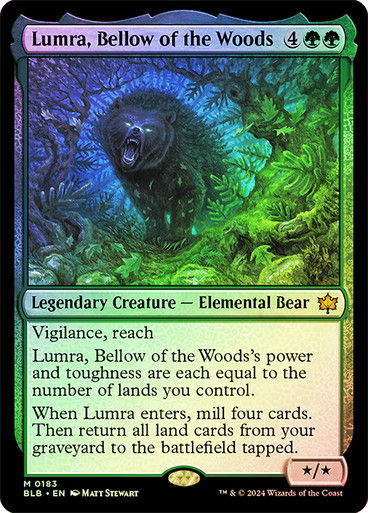 Lumra, Bellow of the Woods (blb) (183) / Foil