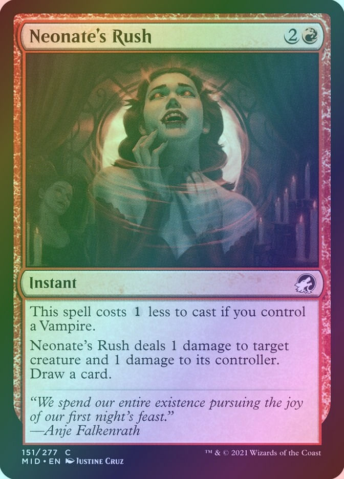Neonate's Rush (MID) (151) / Foil