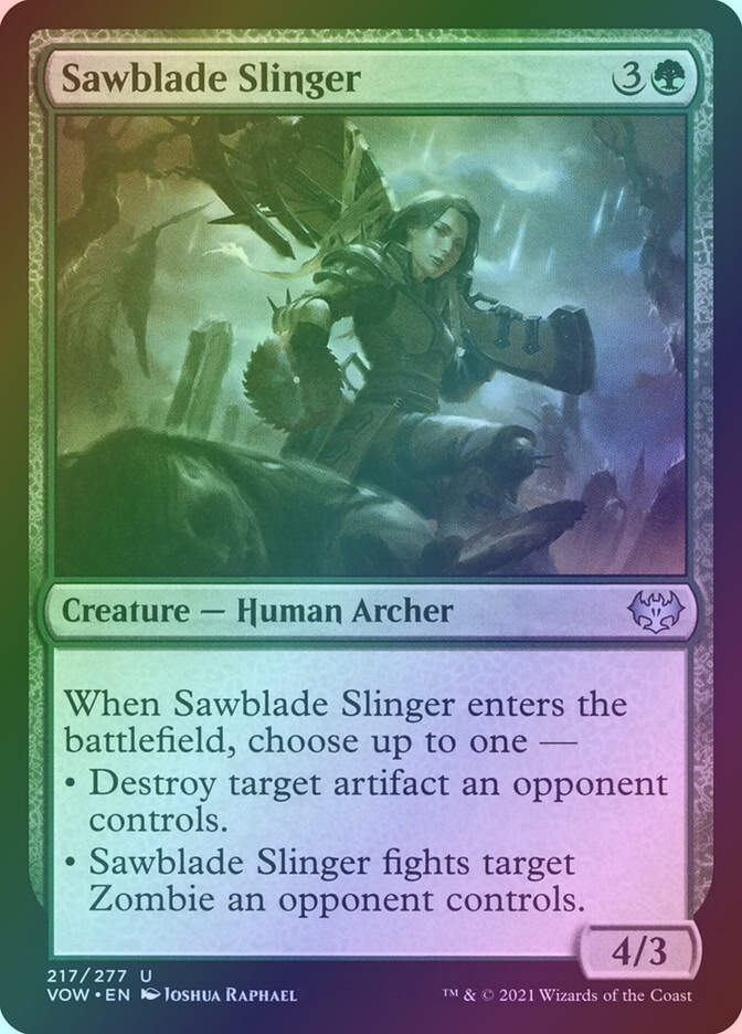 Sawblade Slinger (VOW) (217) / Foil