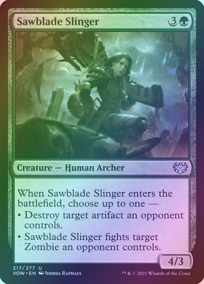 Sawblade Slinger (VOW) (217) / Foil