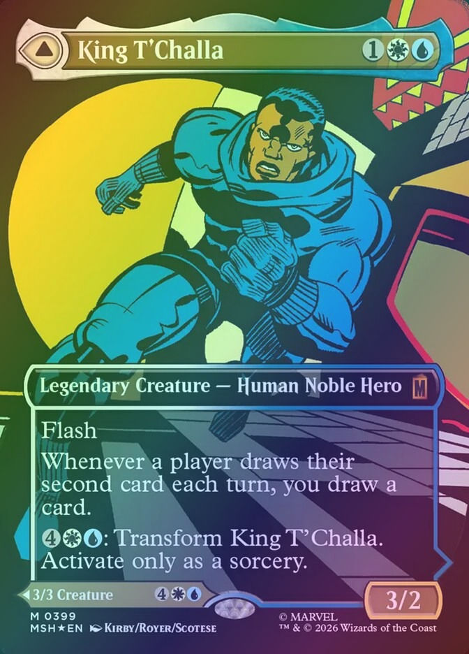 King T'Challa // Black Panther, Hope Enduring (MSH) (399) / Comic / Foil — cara 2 de 2