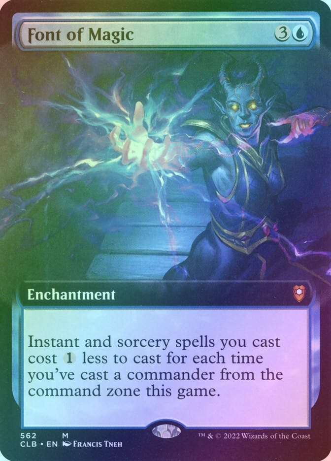 Font of Magic (CLB) (562) / Extended Art / Foil