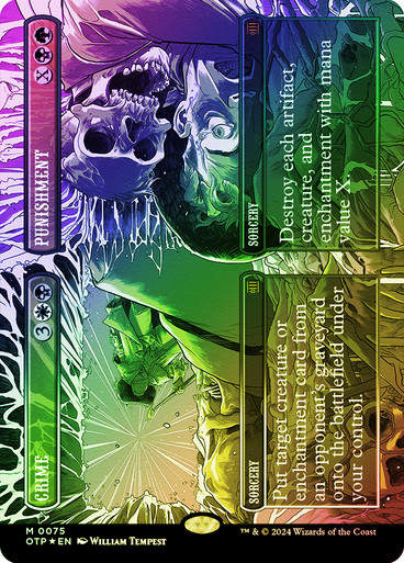 Crime // Punishment (otp) (75) / Textured Foil