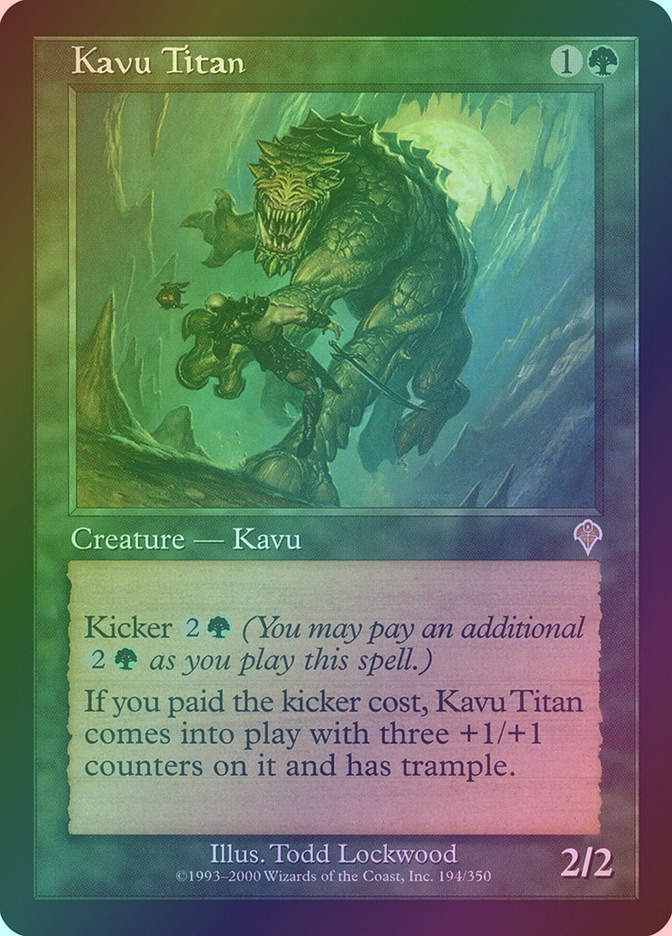 Kavu Titan (INV) (194) / Foil