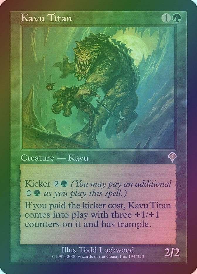 Kavu Titan (INV) (194) / Foil