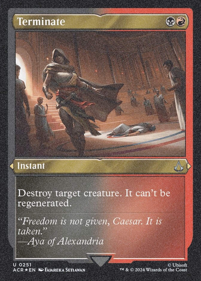 Terminate (ACR) (251) / Foil Etched