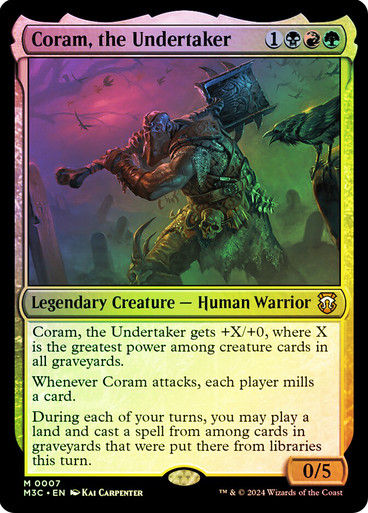 Coram, the Undertaker (m3c) (7) / Foil