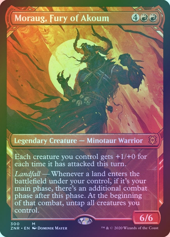 Moraug, Fury of Akoum (ZNR) (300) / Showcase / Foil