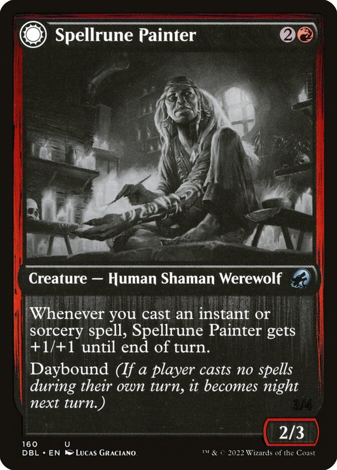 Spellrune Painter // Spellrune Howler (DBL) (160) — cara 1 de 2