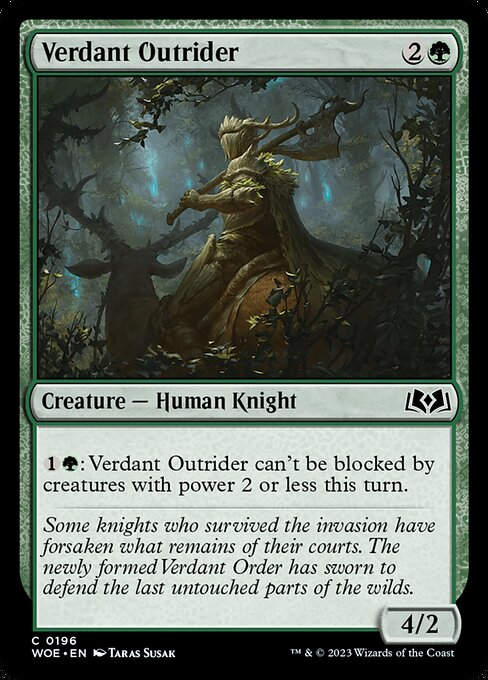 Verdant Outrider (woe)