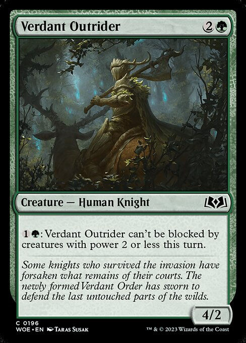 Verdant Outrider (woe)