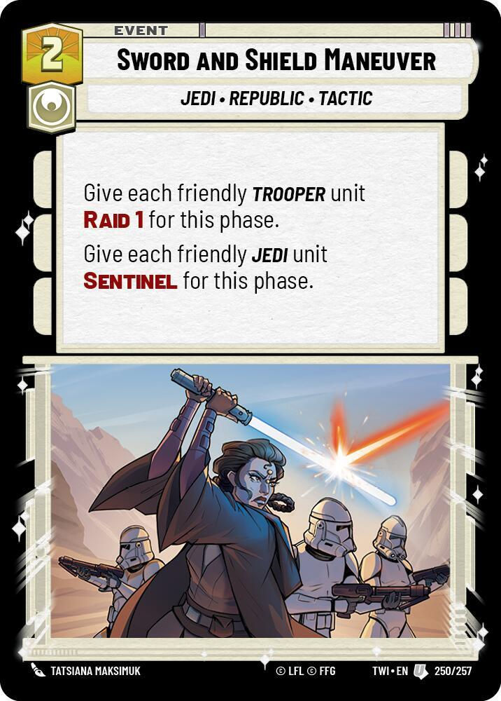 Sword and Shield Maneuver (TWI) (250/257) / Foil