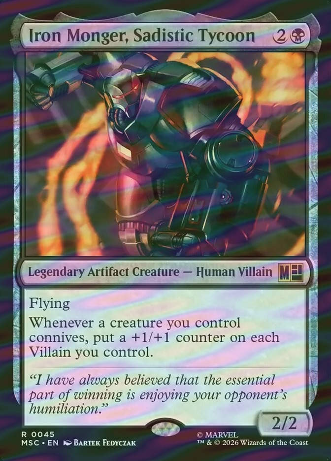 Iron Monger, Sadistic Tycoon (MSC) (45) / Surge Foil