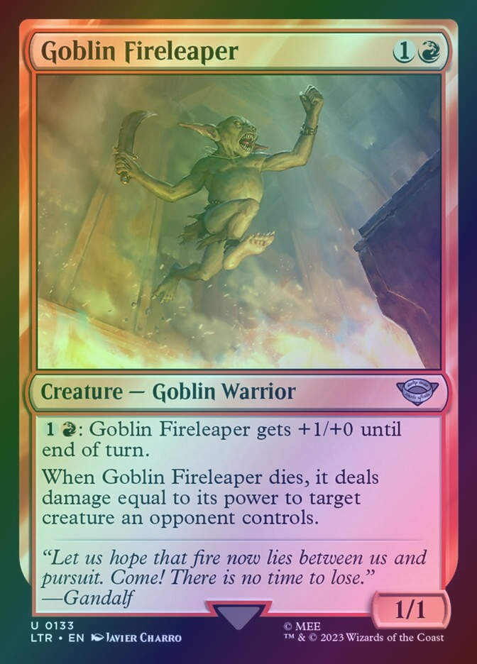 Goblin Fireleaper (LTR) (133) / Foil