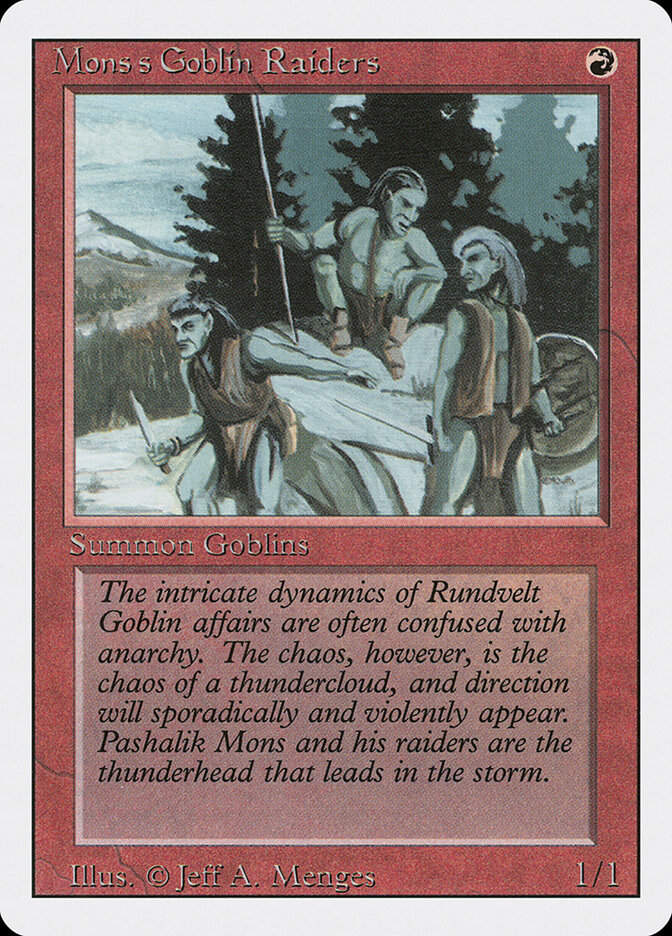 Mons's Goblin Raiders (3ED) (167)