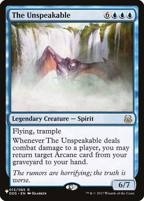 The Unspeakable (PLST) (DDS-13)