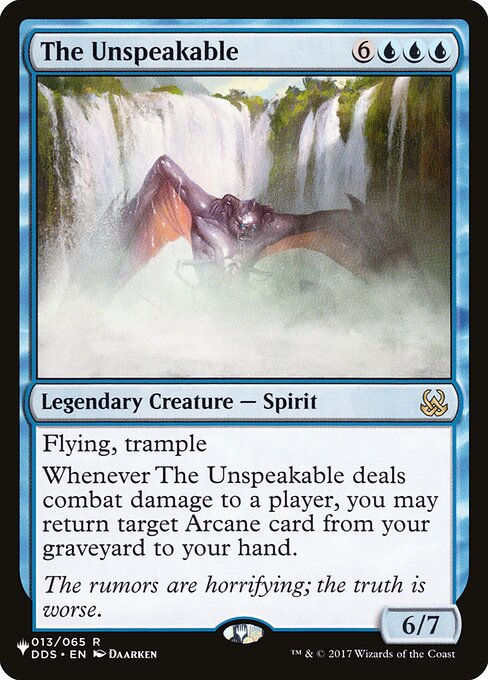 The Unspeakable (PLST) (DDS-13)