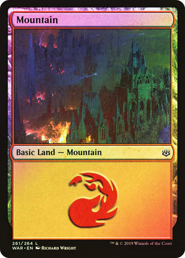 Mountain (WAR) (261) / Foil