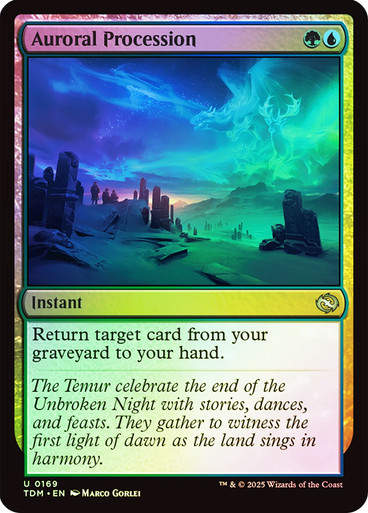 Auroral Procession (TDM) (169) / Foil
