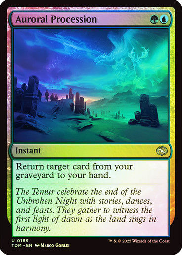 Auroral Procession (TDM) (169) / Foil