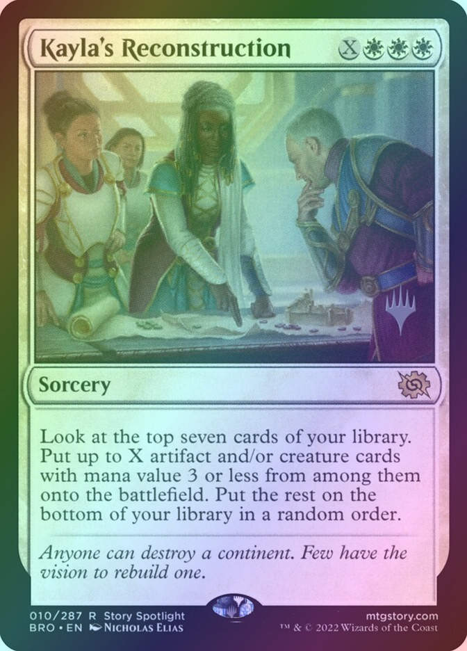 Kayla's Reconstruction (PBRO) (10p) / Foil