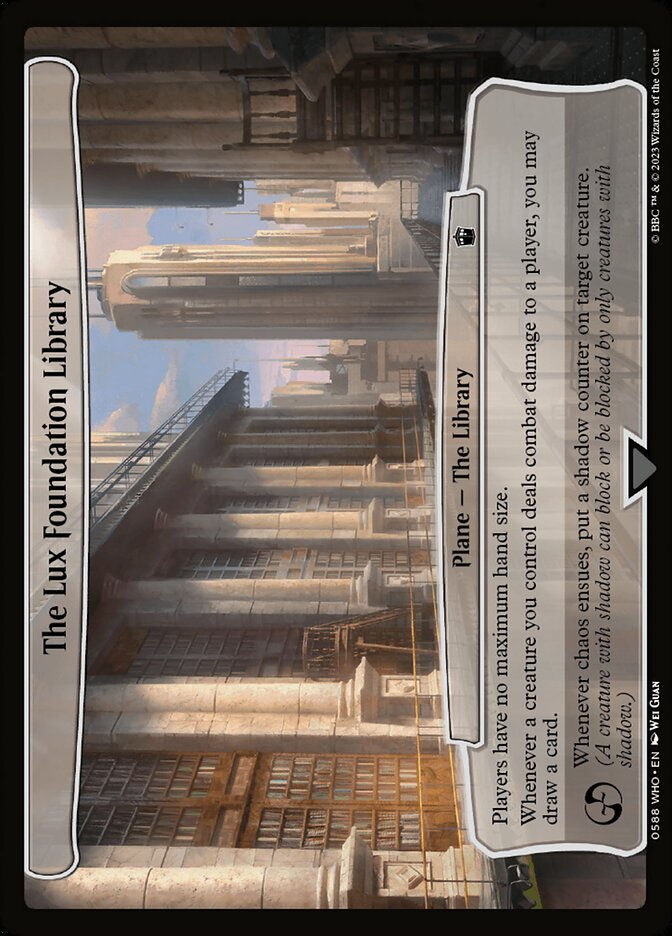 The Lux Foundation Library (WHO) (588) / Planar Cards