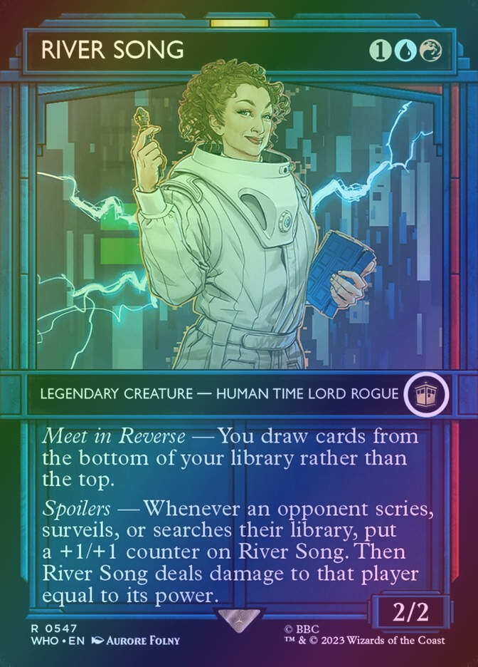 River Song (WHO) (547) / Borderless / Showcase / Foil